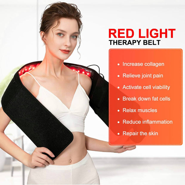 UNIFICATION ThermaLight360™ - Pain Relief & Slimming Belt + Red Light Mastery Guide